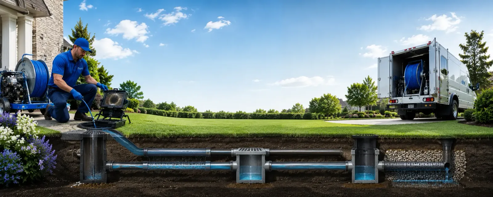 Outdoor drain cleaning information for Elmo, MT